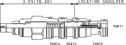 外接口控制 , pilot-operated, 平衡滑閥 溢流 閥 帶 口4外泄